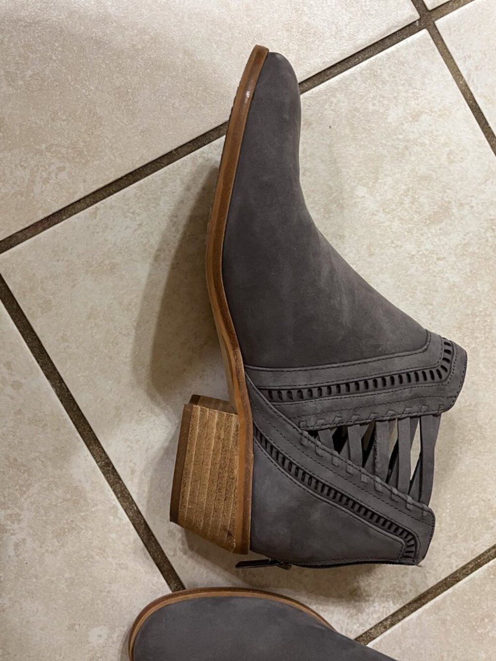 Vince Camuto Slate Grey Booties